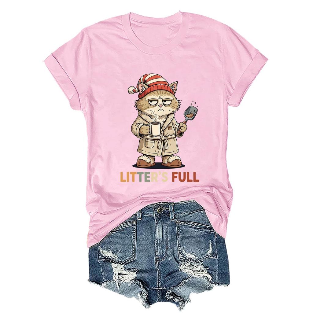 Женская и мужская унисекс модная футболка с принтом, круглым вырезом и коротким рукавом, пуловер