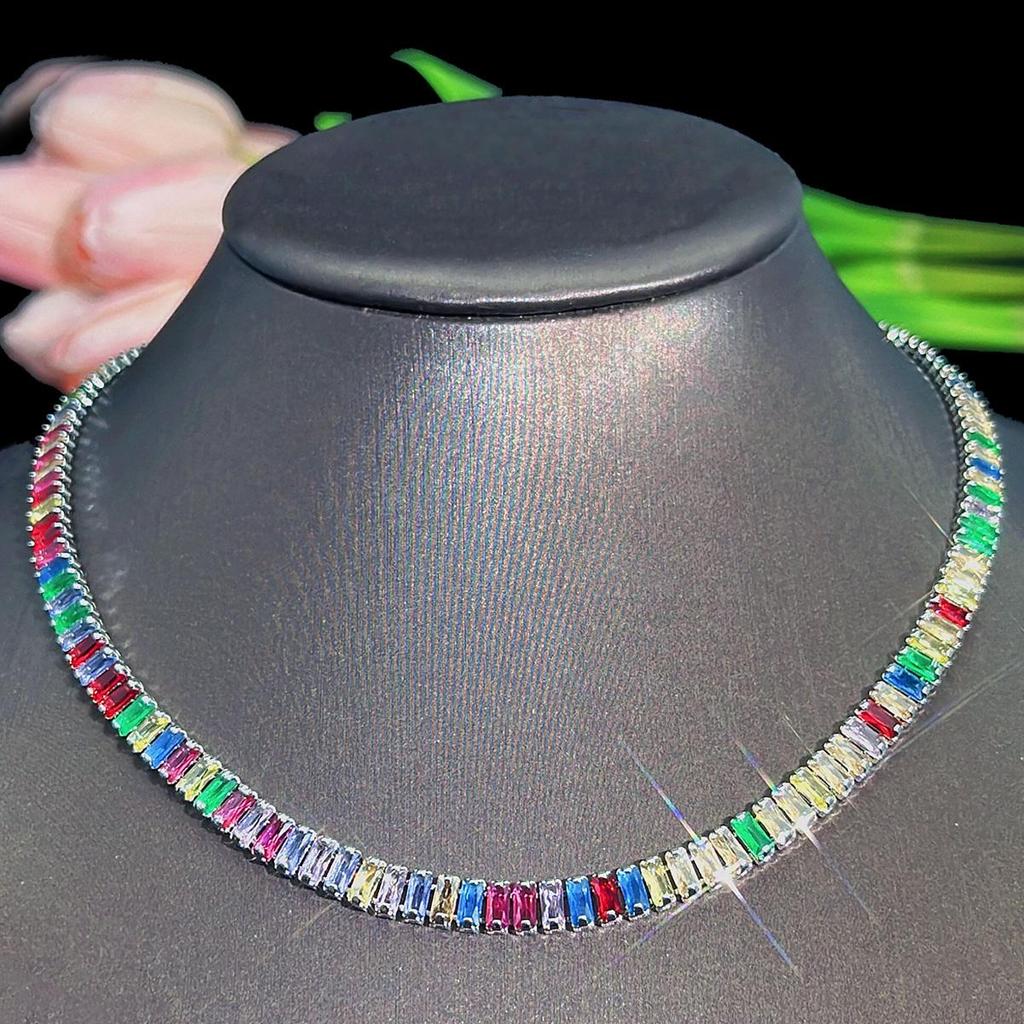 CMM уникальное круглое разноцветное золотое колье-колье с цирконом, ожерелье, воротник, праздничный подарок, женские ювелирные аксессуары