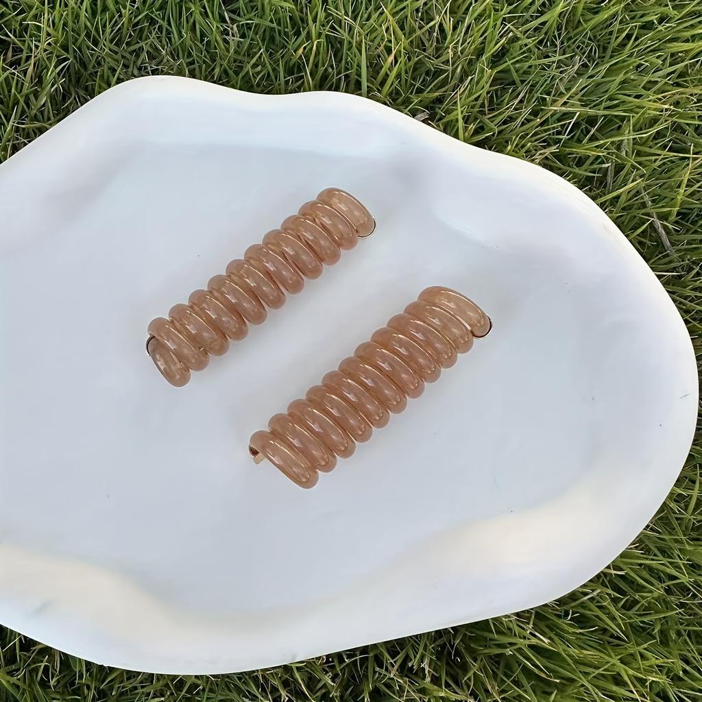 2 шт./компл. спиральная резинка для волос, резинка для волос, эластичная веревка для волос, держатель для хвоста, аксессуары для волос