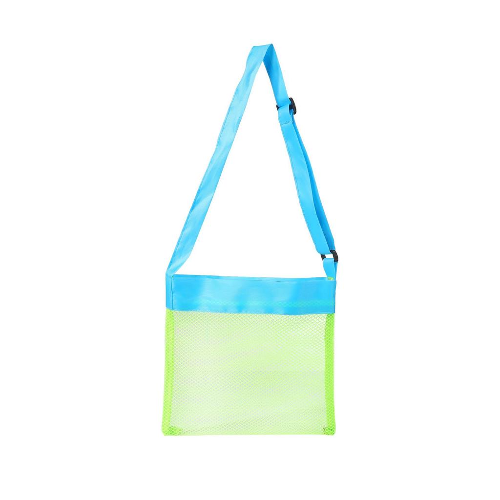 Сумка для хранения пляжных ракушек Детская сумка для хранения инструментов для копания на пляже Регулируемая сетчатая сумка с пряжкой Сумка-органайзер