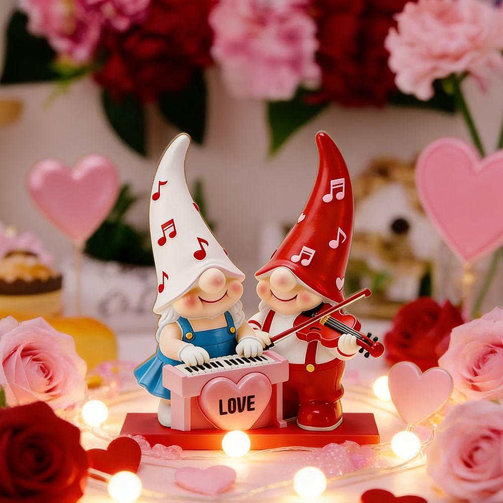 5D Dwarf Elf Ornament Cute Valentine's Day Decoration Valentine's Day Elf Ornament Home Decor