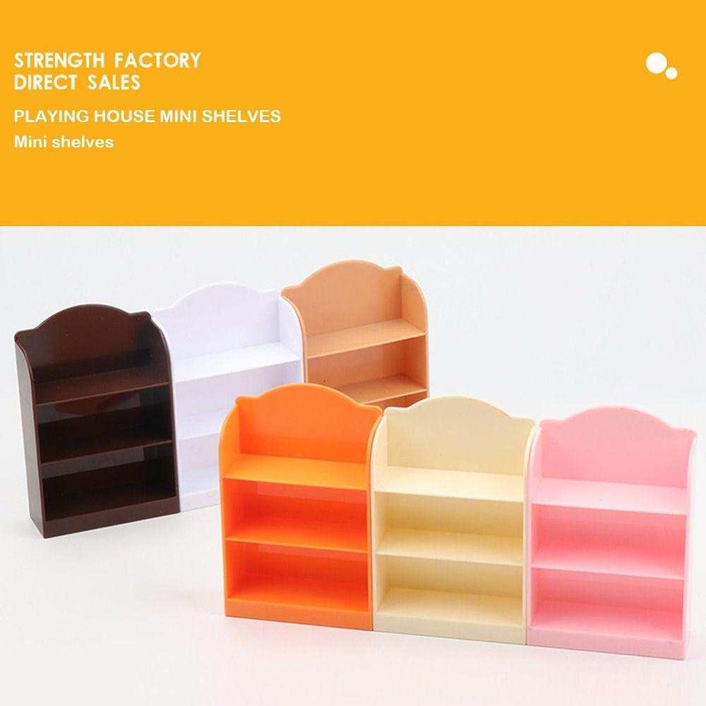 2 шт. Пластиковая миниатюрная полка для дисплея в супермаркете, аксессуары для мебели