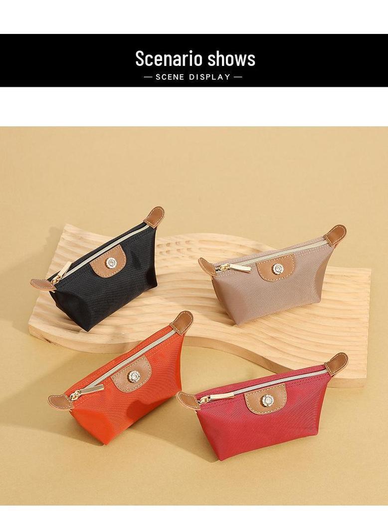 Кошелек для монет с клецками: Стильный мини-хранитель для ключей и помады для женщин