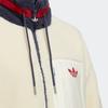 Adidas Короткая куртка из шерпы Originals FW22 с принтом, вышитым логотипом и воротником-стойкой на молнии, женские куртки, разноцветные HR3456