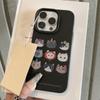 Cute Cartoon Dog Animals Phone Case For iPhone 16 Pro Case iPhone 15 14 11 12 13 Pro Max 16 Plus Soft Leather Shockproof Cover