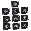 10Pcs/Set Carburetor Diaphragm Gasket Kit Repair Parts for ZAMA 180 S210 MS230 MS250 Chainsaw Carburetor Repairing Parts Carburetors Jets 1