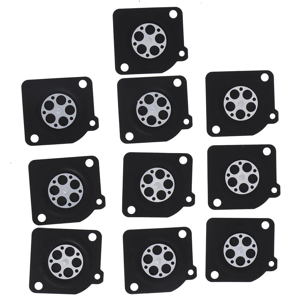 10Pcs/Set Carburetor Diaphragm Gasket Kit Repair Parts for ZAMA 180 S210 MS230 MS250 Chainsaw Carburetor Repairing Parts Carburetors Jets 1