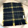 Autumn and Winter New Cashmere Christmas Plaid Scarf Atmosphere Women Keep Warm Imitation Cashmere Versatile Knitted Scarf