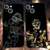 Роскошный чехол для телефона для iPhone 17 Air 16E 16 11 15 14 Pro MAX 12 13 7 8 Plus X XR XS SE 2022 Чехол Американский игрок в регби спорт