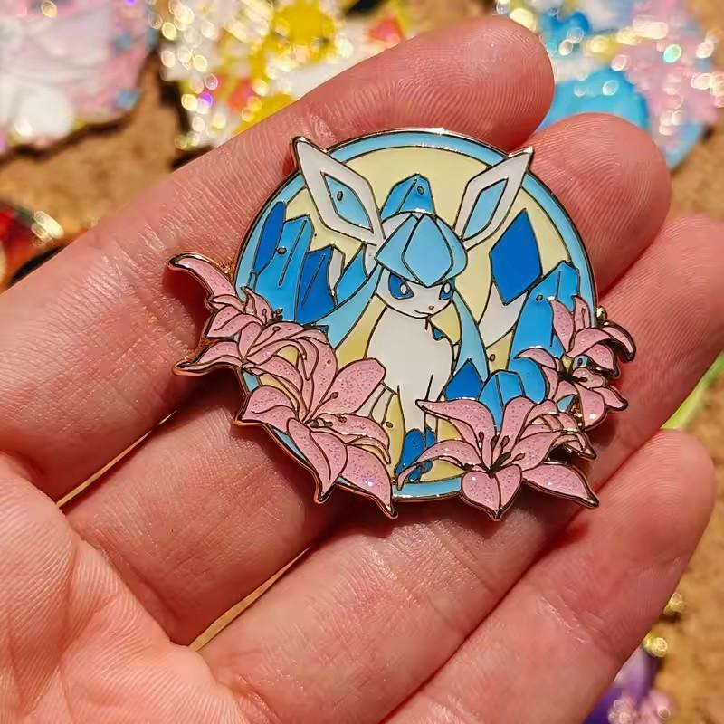 Эмалевые значки Pokemon Жесткая эмаль Милые Аниме Игры Значки на лацкан Женщины Мужчины Брошь для одежды Милый значок Металлические аксессуары для украшений Подарок для фанатов