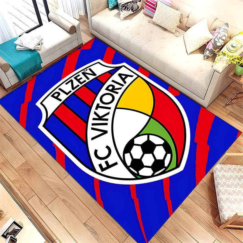FC Viktoria Plzen (1) Rug Suitable For Living Rooms Bedrooms Computer Rooms Dining Areas And Placement Under Tables And Chairs Also An Ideal Choice F