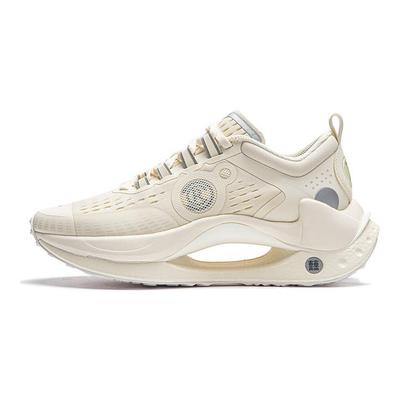Li Ning Absolute Shadow CRC светоотражающие легкие высокопрочные модные спортивные повседневные туфли женские повседневные туфли светло-старо-желтого цвета AZGU042-1