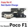 Шлейф зарядной платы для моделей Xiaomi Poco с USB-портом и микрофоном