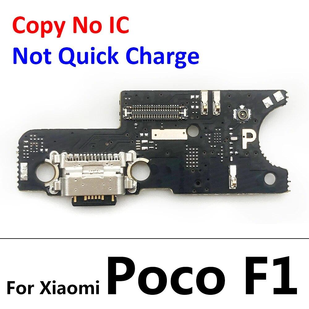 Шлейф зарядной платы для моделей Xiaomi Poco с USB-портом и микрофоном