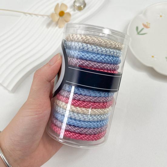 Hair Band 15Pcs High Elasticity Ropes, Thick Rubber Bands, Super Grip Non-deforming Rope No Slip Ties, Tangle Accessories for Running Climbing
