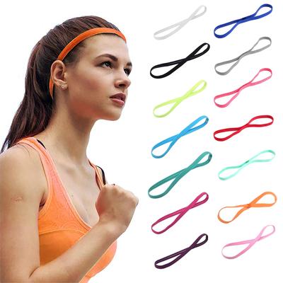 Эластичная нескользящая повязка на голову для йоги, бега и фитнеса, спортивная повязка на голову