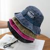 4 Colors Women Summer Hat Unisex Sunbonnet Cap Cotton Bucket Hats  Outdoor Fisherman Hat