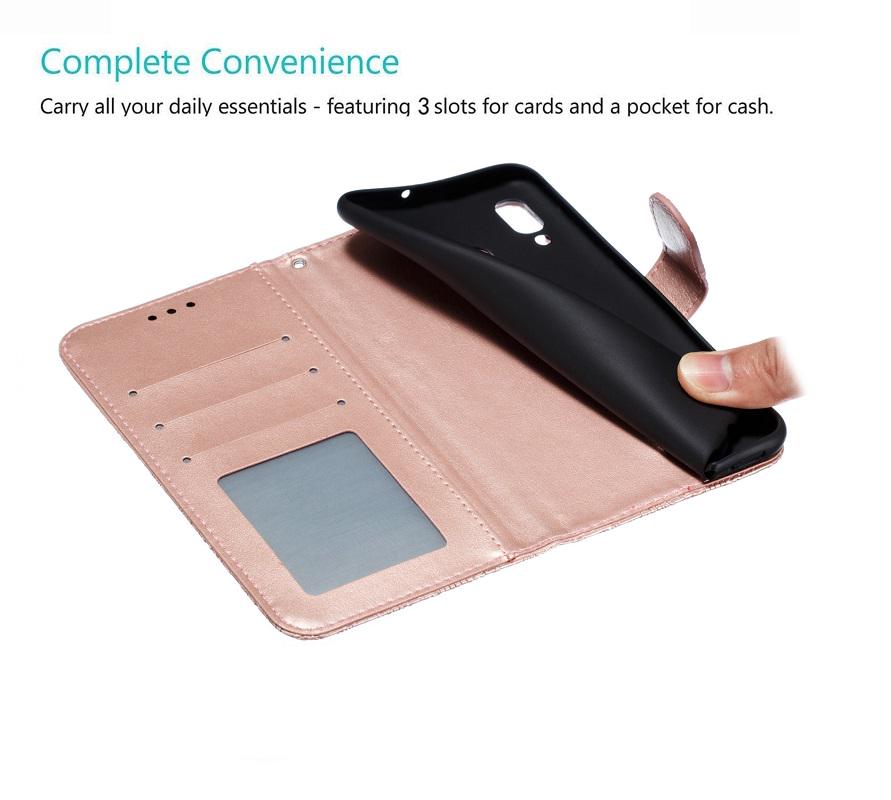 Кожаный флип-кошелек с кружевным цветочным тиснением для Xiaomi Redmi Note 10 11 8 12 Pro 11S 9S 7 Redmi A2 A1 12 12C 10C 10A 9T 9 10 9C 9A Poco X5 F5 Pro