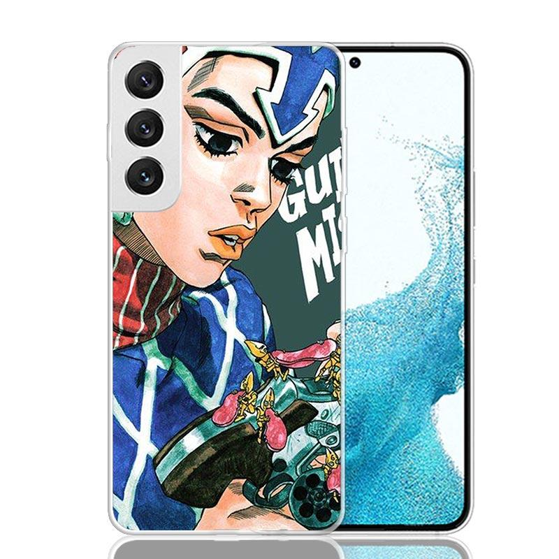 Чехол для телефона JoJo Adventure Guido Mista для Samsung Galaxy S26 S25 Edge S24 S23 FE S22 Ultra S21 Plus S20 + Fundas Cover Coque Gal