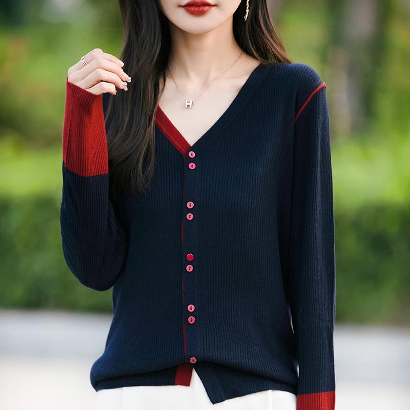 Женский легкий кардиган из 50% шерсти и 50% шелка Mulberry — универсальный трикотаж на все 4 сезона для комфорта и стиля в любое время года