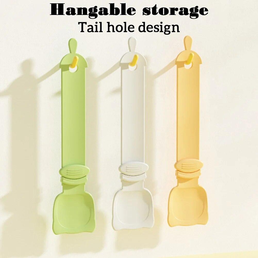 Cat Food Strip Squeezer Spoon Long Handle Cat Strip Feeder Meat Cat Stripe Squeezer For Pet Cat Food Supplies