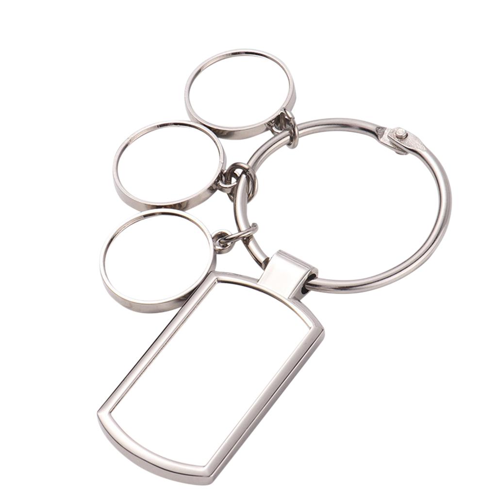 Металлический брелок из нержавеющей стали можно использовать для выгравированных своими руками памятных аксессуаров для ключей