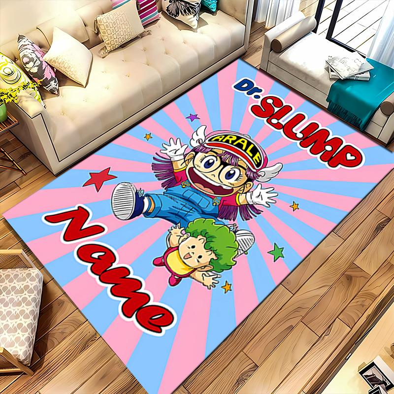 Custom personalization Arale Norimaki Area Rug - Perfect For Kitchen, Bathroom,Laundry Room Decor Large Size Available,Gift All Seasons