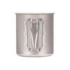 Кружка Snow Peak Cup Sierra Cup Titanium Single Mug 450 мл MG-143 Cup Легкая для кемпинга на открытом воздухе (x 3)