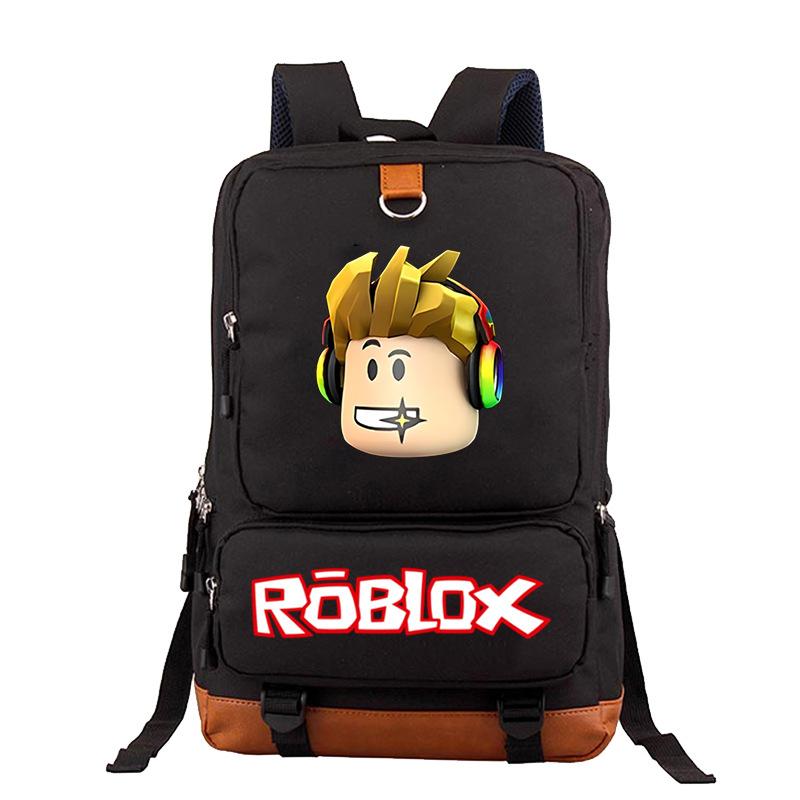 Game Merchandise Personalized Print Cartoon Backpack Virtual World Roblox Student Fashion Bag