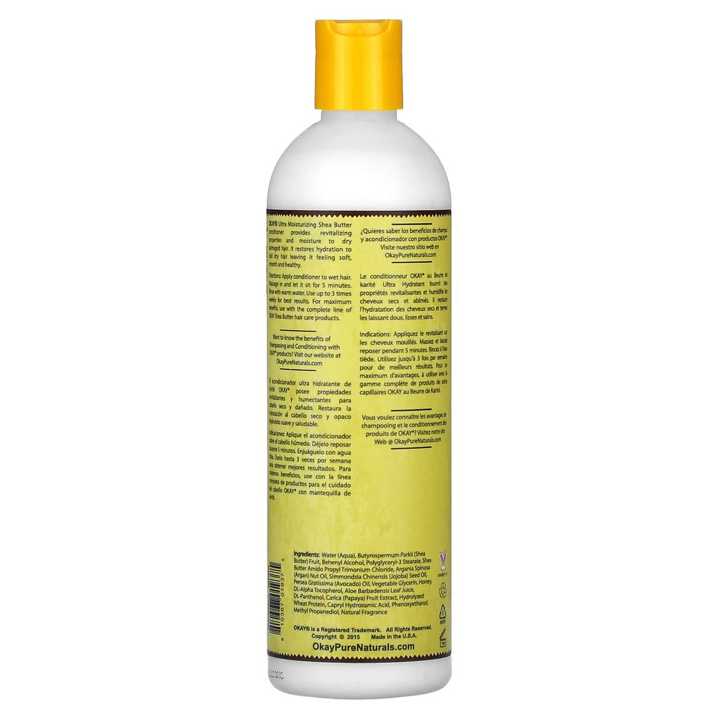 Okay Pure Naturals Ультраувлажняющий прозрачный кондиционер, 12 жидких унций (355 мл)