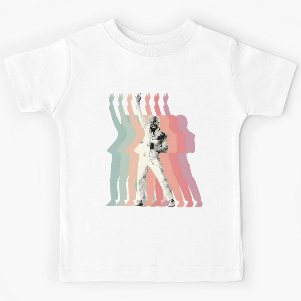 Vintage Showman Retro Pop Art - Energetic Halftone Design with Colorful Shadows Kids T-Shirt