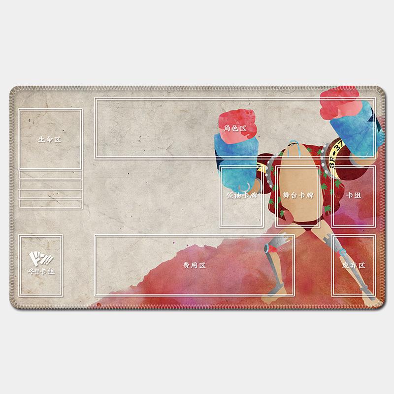 One Piece Luffy Card Battle Table Mat Opcg Zoro Robin Ace Single Player Board Game Card Battle Mat Anime Gift