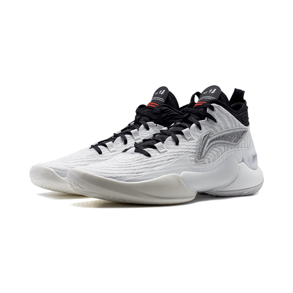 Баскетбольные кроссовки Li Ning Yu Shuai 18 Inheritance Full Palm Cushioning Anti-Slip Wear Resistance Support Rebound Mid-Top для мужчин ABAU009-3