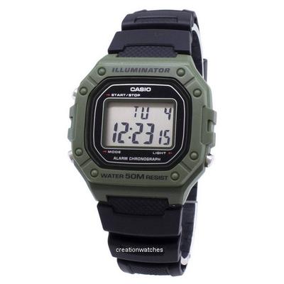 Молодежные W-218H-3AV W218H-3AV Цифровые мужские часы