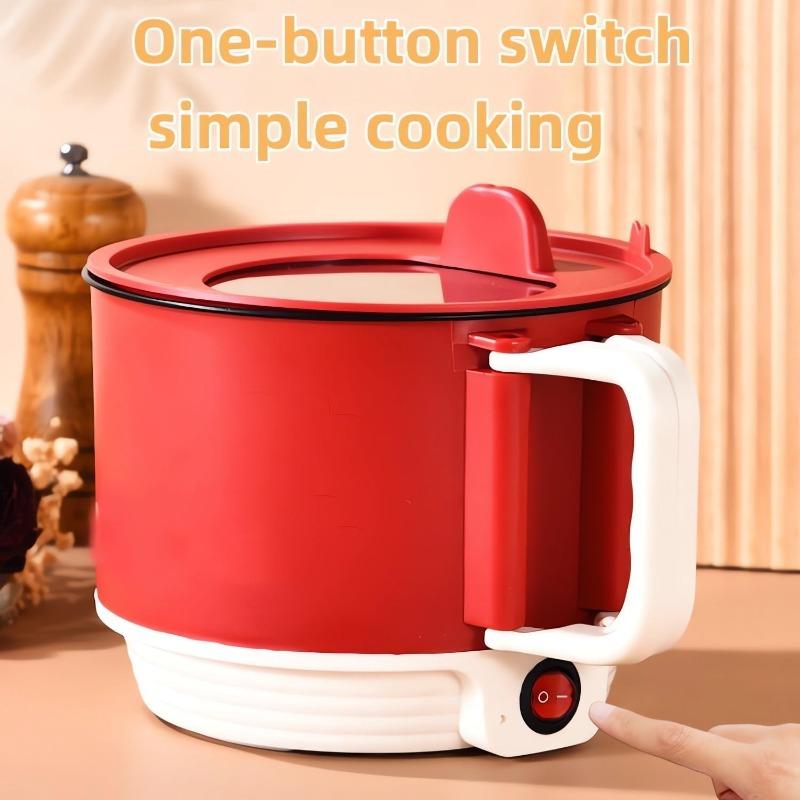 Многофункциональная мини-рисоварка, переносная сковорода объемом 1,5 л с антипригарным покрытием, мультиварка с крышкой, защита от высыхания, приготовление разнообразных блюд