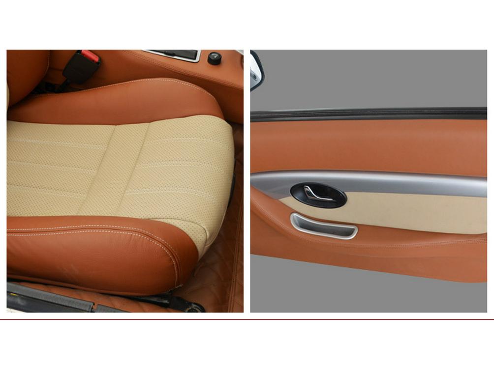 Совместимая обивка сиденья и приборной панели из натуральной кожи для автомобилей