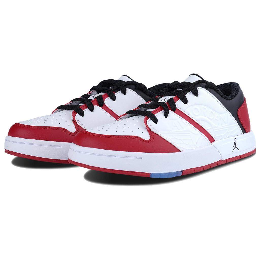Кроссовки Air Jordan Nu Retro 1 Low GS Chicago Детские Красный Varsity-Red Белый FB4412-611