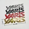 3D Металлическая эмблема-значок логотипа Yaris Матовый черный Хромированная наклейка с буквой на багажник Для Yaris Аксессуары для декора экстерьера автомобиля
