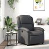 VidaXL Recliner Armchair, Seat with Armrests, Relaxation Chair with Backrest, Living Room TV Armchair, Modern, Grey 371792