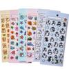 3D Little Rabbit Cartoon Stickers - DIY Embossed Journal Decoration for Kids