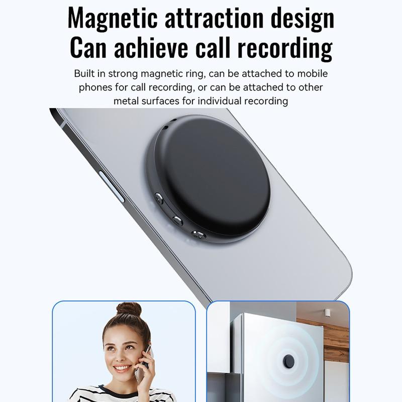 128GB Mini Activated Voice Recorder Audio Dictaphone with Real-Time Transcription & Translation 8-64GB Sound Record MP3 Player