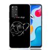 French Bulldog Black White Phone Case For Xiaomi Redmi Note 14 13 14S 12S 12 11S 11T 11E Pro Plus 10S 10 9S 9 Art Customized Coq