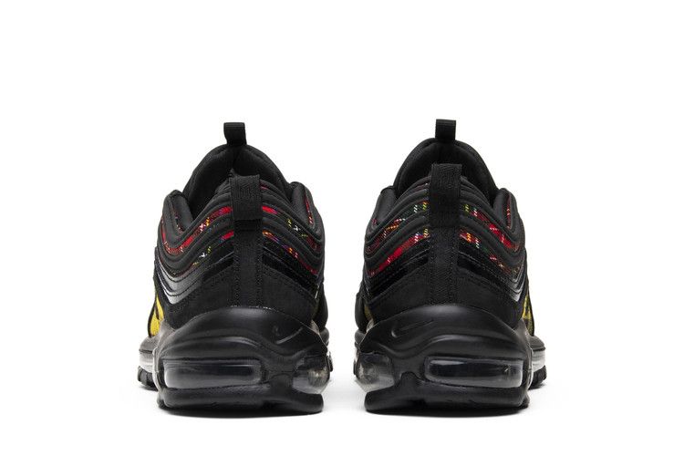 Women's Sneakers Nike Air Max 97 Tartan Black (Women's) Black/Black-University Red-Amarillo