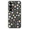 For Samsung Galaxy S25 FE Case Small Flower Branches Pattern Printing Straight Edge TPU Phone Back Cover
