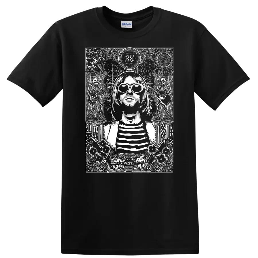 Cute Music Lover T Shirt Funny Singing Character Design w/ Striped Tee
