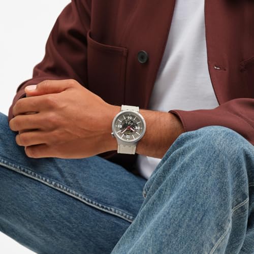 Часы Swatch Big Bold Irony Confident Moment, SB07S125, Унисекс, Бежевый