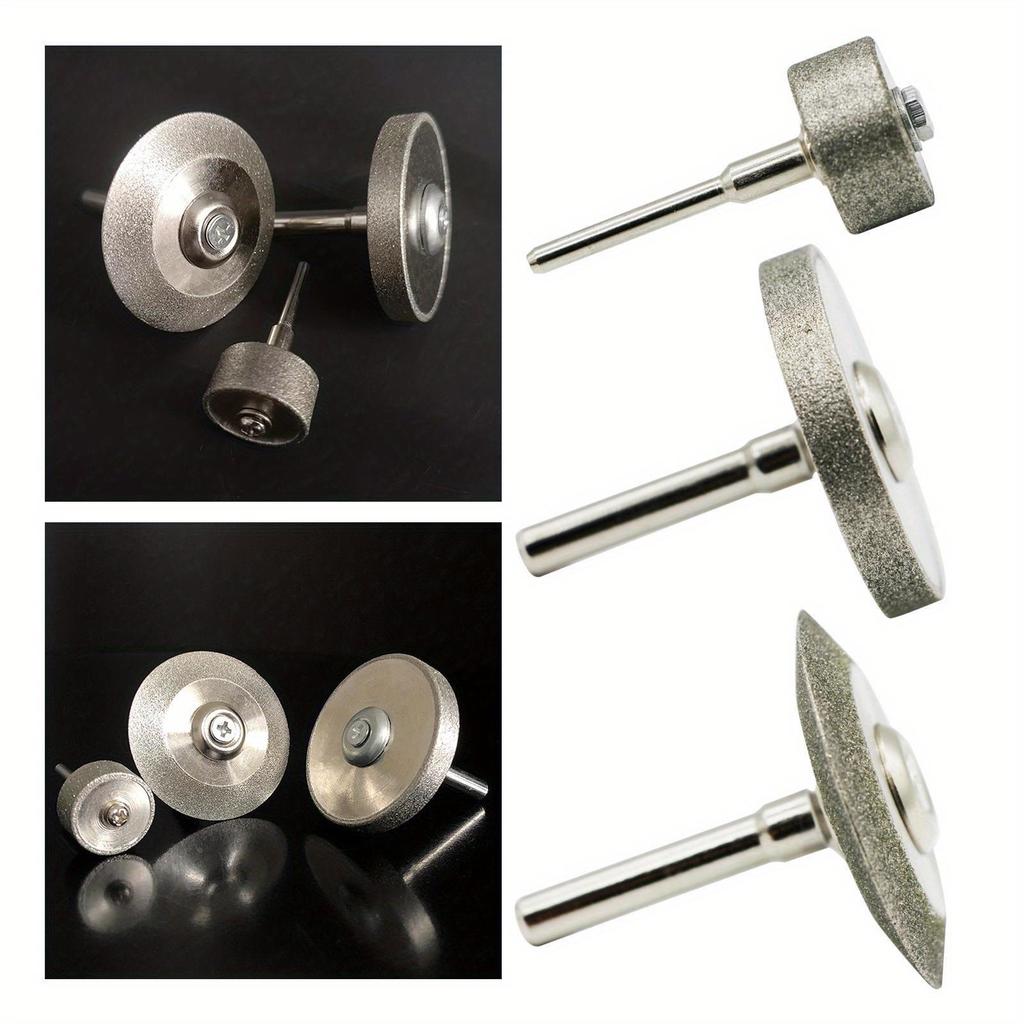 1 шт. Алмазный шлифовальный круг Сверло Многоцелевое Практичное Высокая твердость Резьба Шлифовка Шлифовальная насадка для Драгоценного камня Вольфрамовой стали