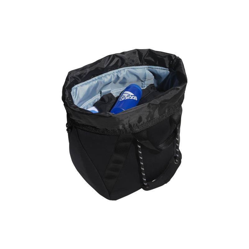 Adidas Polyester Tote Bag, Shopping Bag, Shoulder Bag, Handbag Regular Unisex Black Adidas H64755