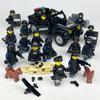 MOC Black SWAT Small Pellet Building Block Doll Police Car Off-road Vehicle Boy Military Set Building Toy