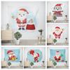 Christmas New Year Cute Santa Claus Gift Pattern Living Room Bedroom Decorative Tapestry